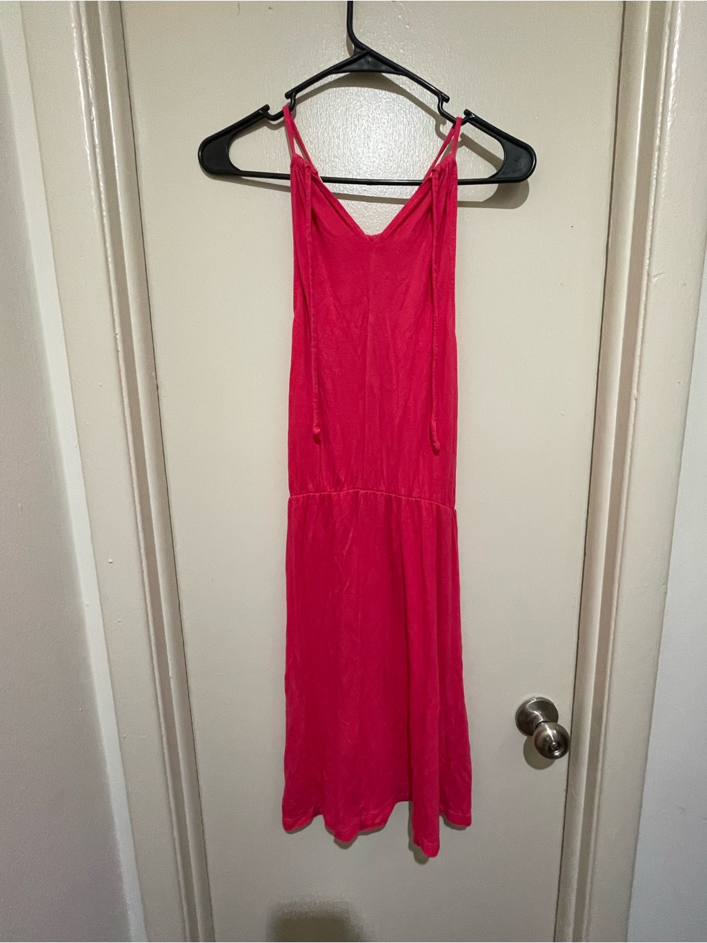 Old Navy Hot Pink Sleeveless Midi Dress